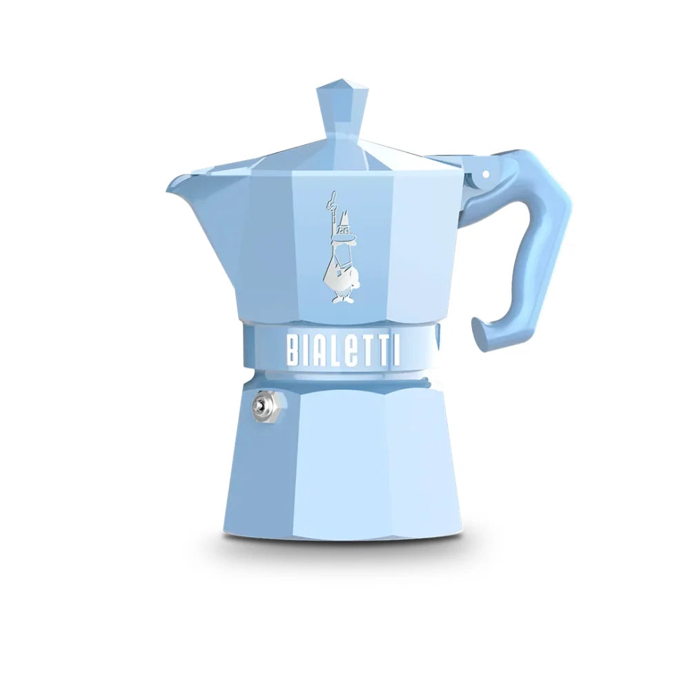 Bialetti Exclusive Moka Pot 3 Espresso Cup - Light Blue